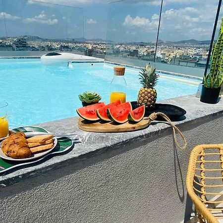 אתונה New 2Bd Aprt With Shared Rooftop Pool E2 מראה חיצוני תמונה