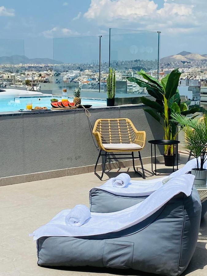 אתונה New 2Bd Aprt With Shared Rooftop Pool E2 מראה חיצוני תמונה