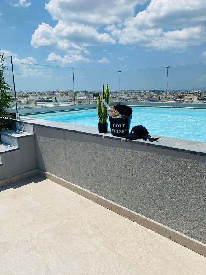 אתונה New 2Bd Aprt With Shared Rooftop Pool E2 מראה חיצוני תמונה
