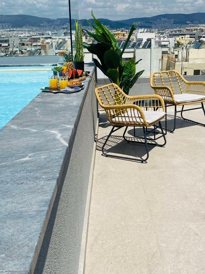 אתונה New 2Bd Aprt With Shared Rooftop Pool E2 מראה חיצוני תמונה
