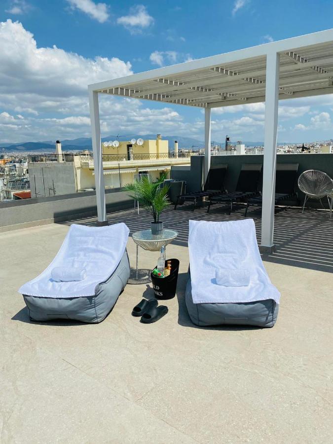 אתונה New 2Bd Aprt With Shared Rooftop Pool E2 מראה חיצוני תמונה