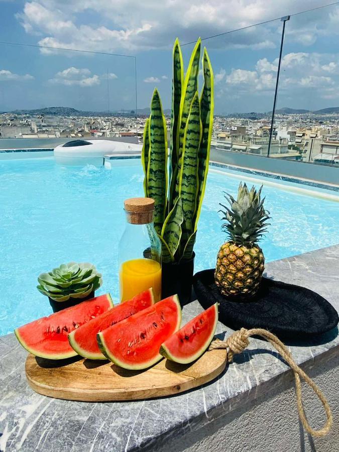 אתונה New 2Bd Aprt With Shared Rooftop Pool E2 מראה חיצוני תמונה